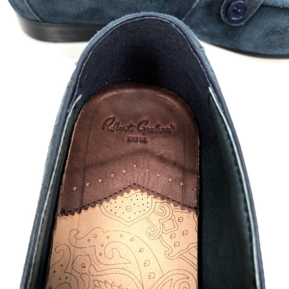 NWOT Robert Graham Classic Round Toe Loafers Suede Men’s Shoes main image 4